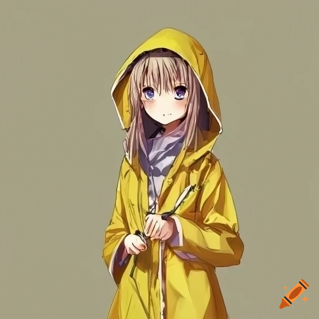 AI Art: レインコートの少女：Raincoat Girl by @Unknown | PixAI