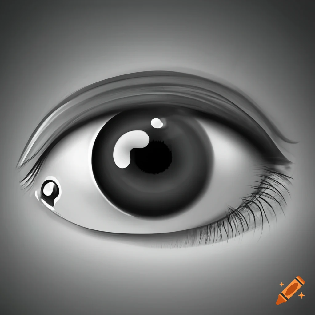 Drawing eyeball logo on Craiyon