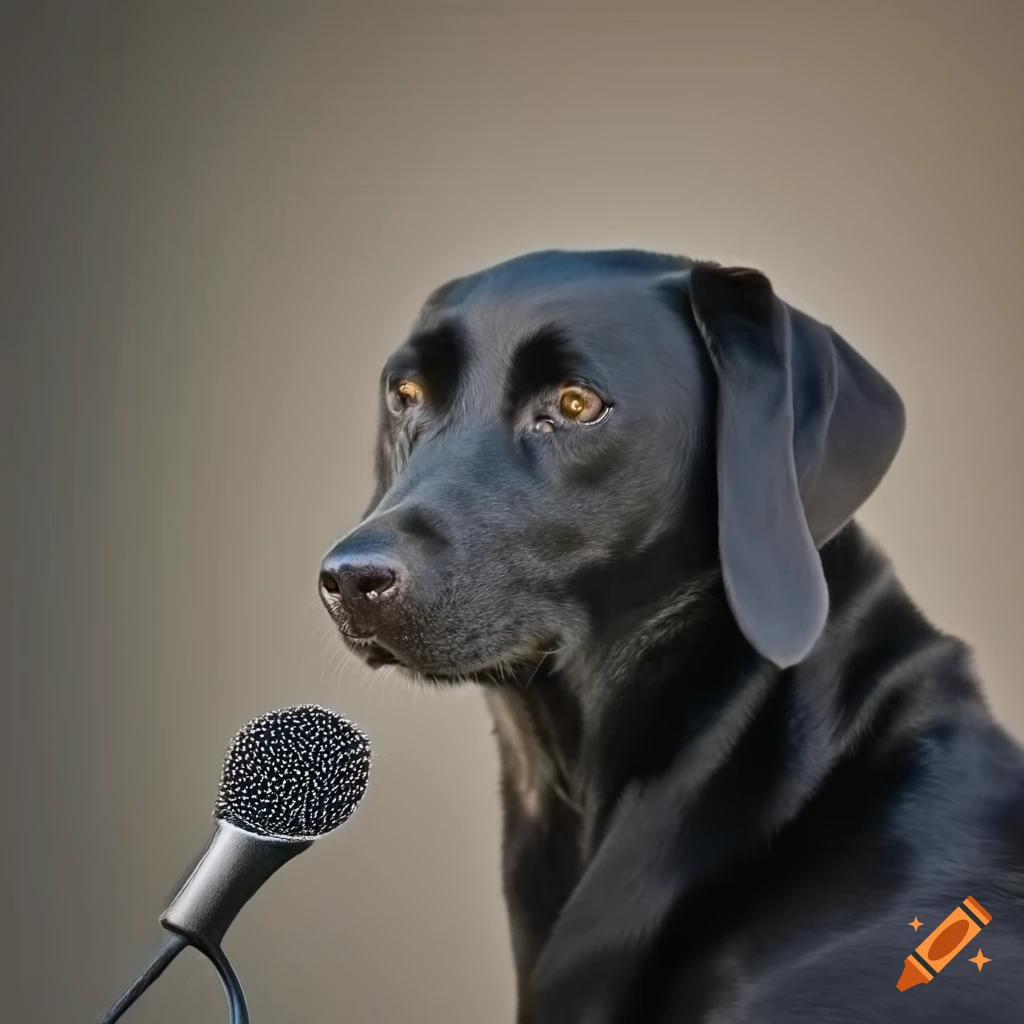 A black lab with old grey hairs around his mouth, on his hind legs