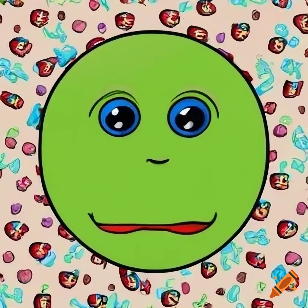 high resolution simple image of aliens eating mints
