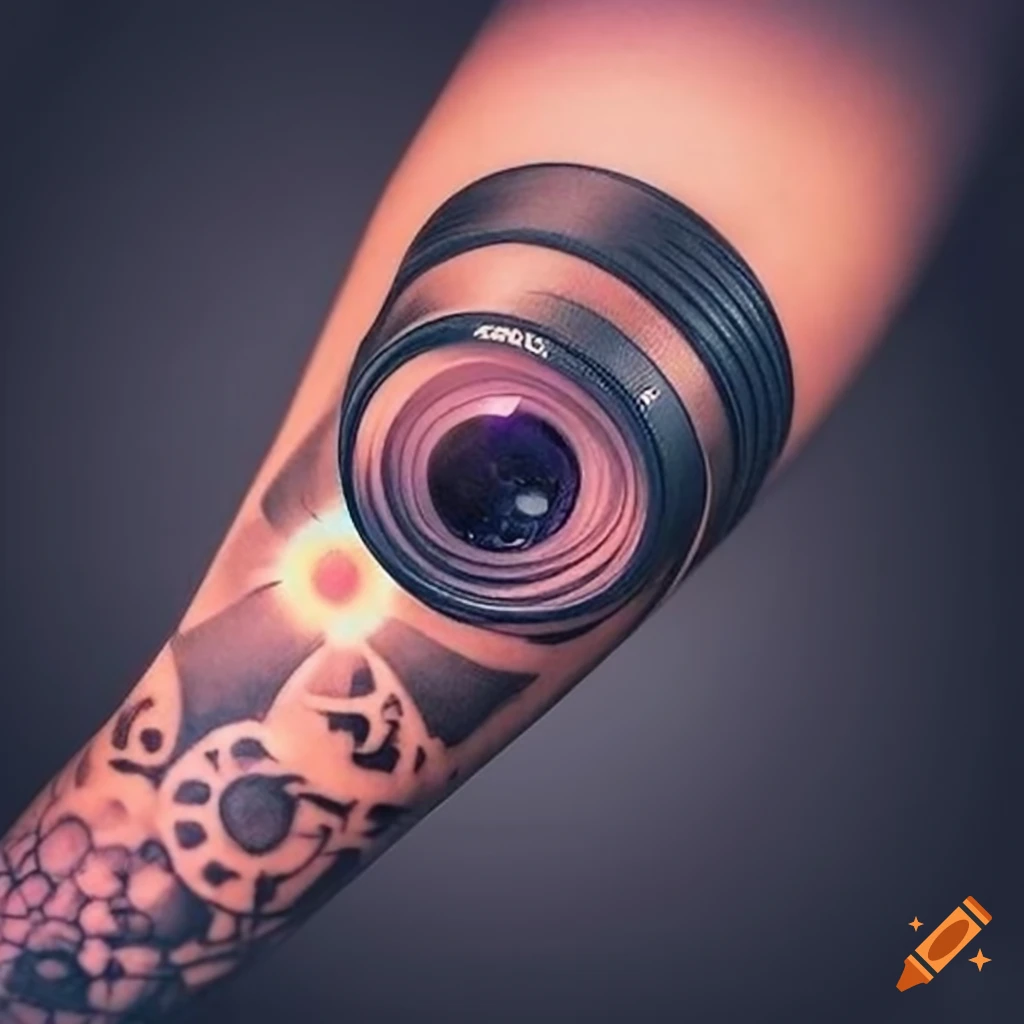 80 Camera Tattoo Designs for Men [2024 Inspiration Guide] | Camera tattoos, Camera  tattoo design, Camera tattoo