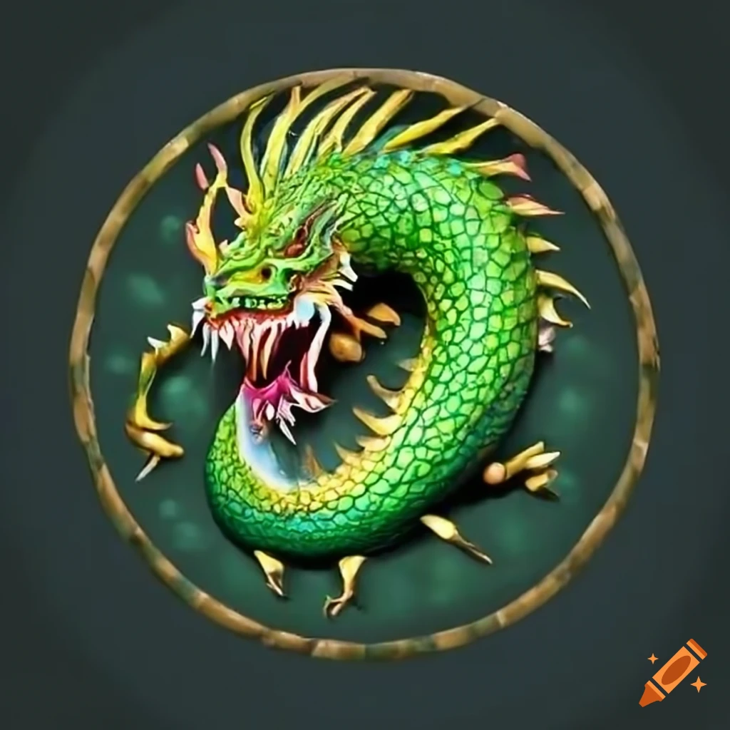 chinese dragon circle
