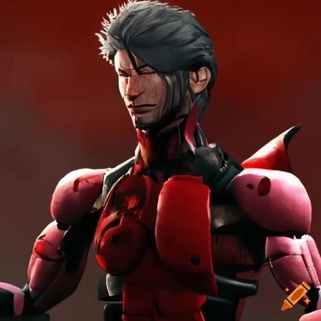 Character combination: foxy from fnaf and jetstream sam from metal gear  rising