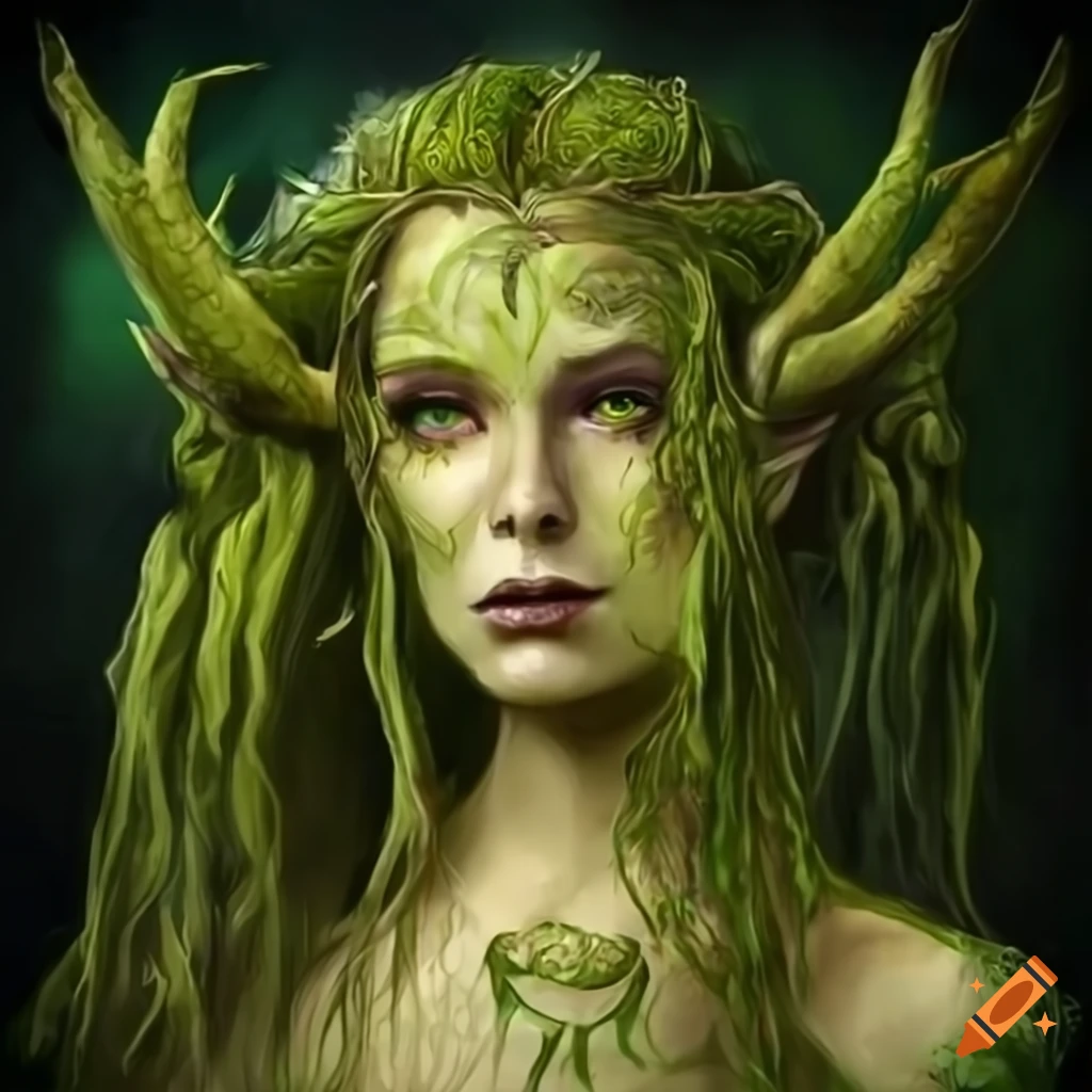 Nymph dryad druid fantasy