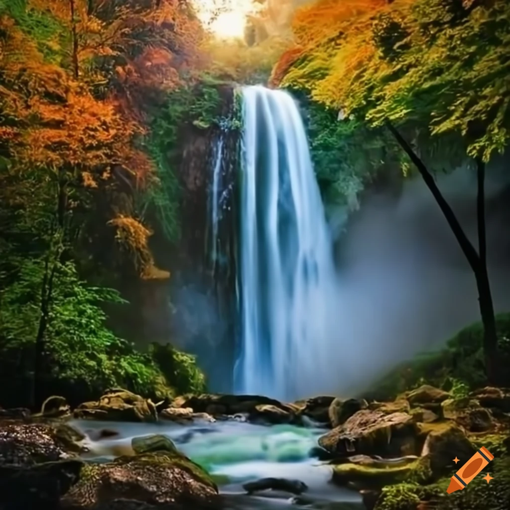 Beautiful waterfall