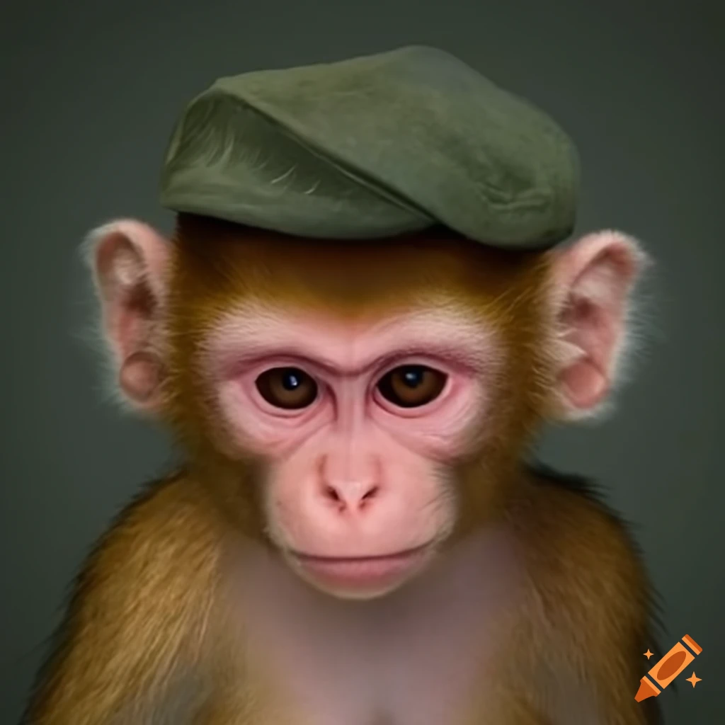 Monkey with cap
