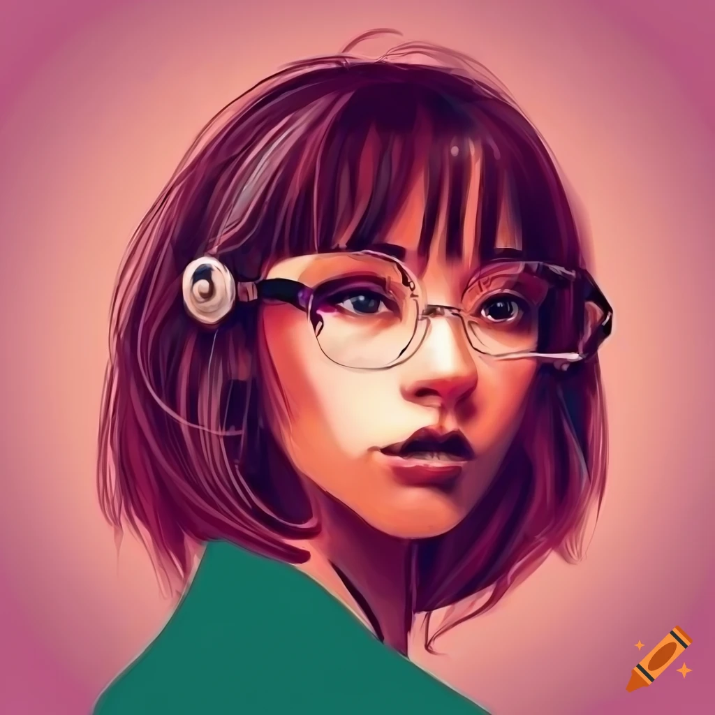Colored Anime Headshot Sketch - Artists&Clients