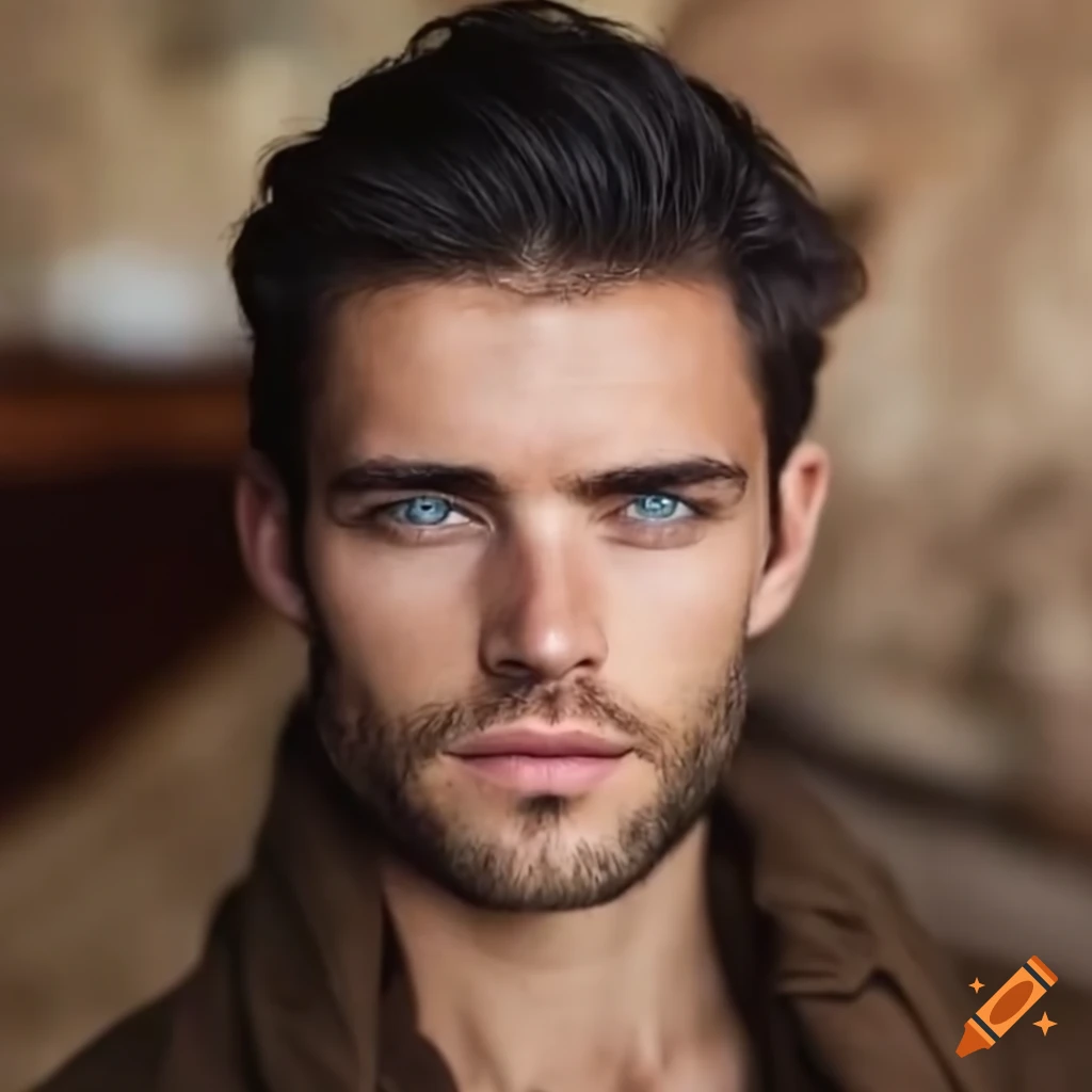 Handsome Man Blue Eyes Photos and Images