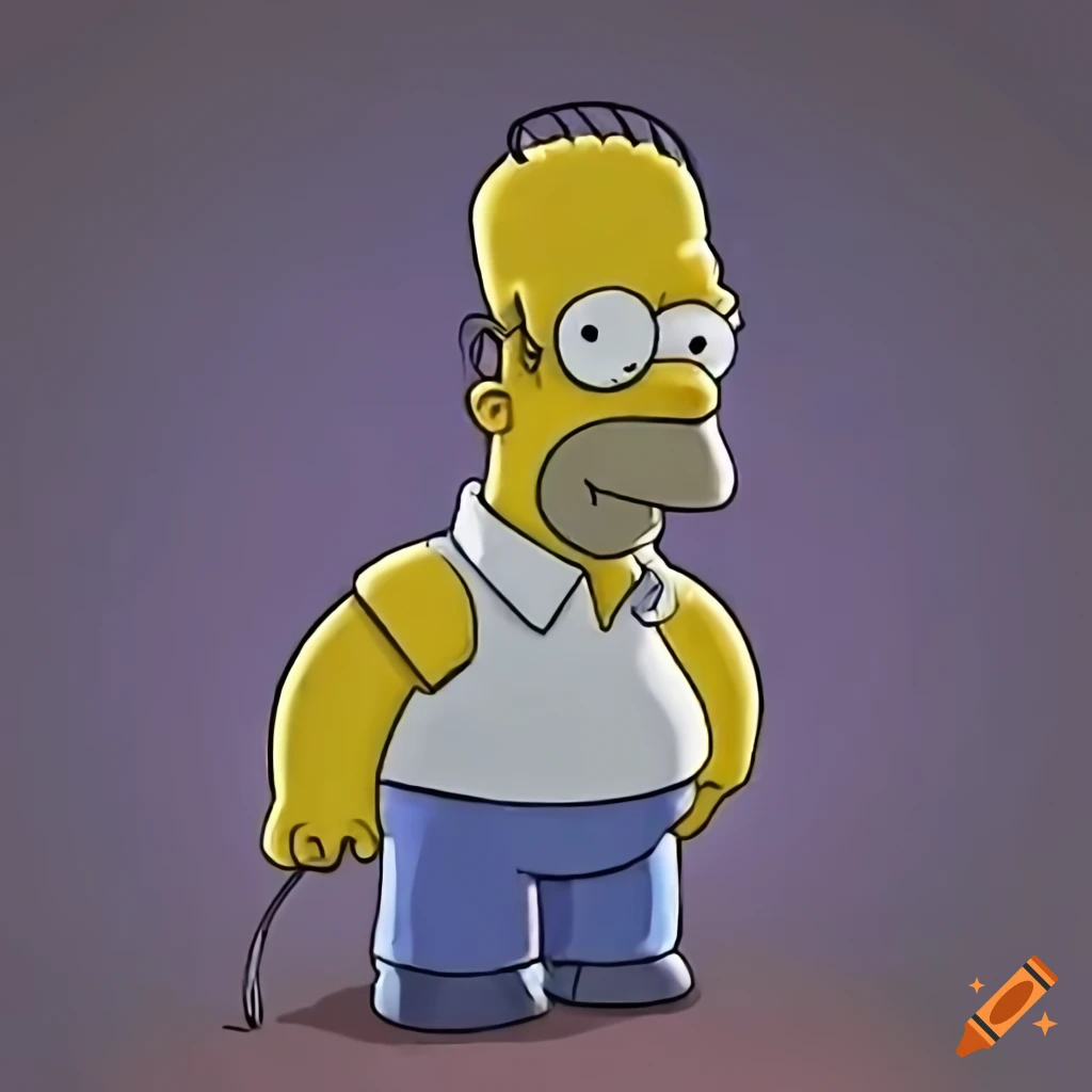 A photo of homer simpson in the game pub g