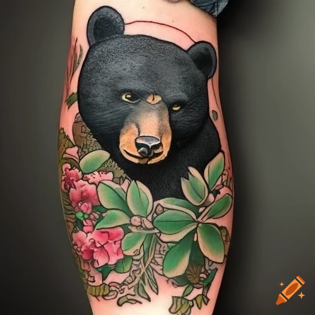 30+ Bear Tattoo Designs for the Rough Individual - Tats 'n' Rings | Bear  tattoo designs, Animal tattoos, Bear tattoo