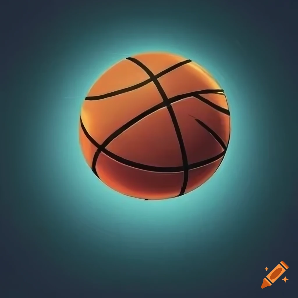 Картинка с красочной и динамичной графикой баскетбол в качестве 1440 on  Craiyon