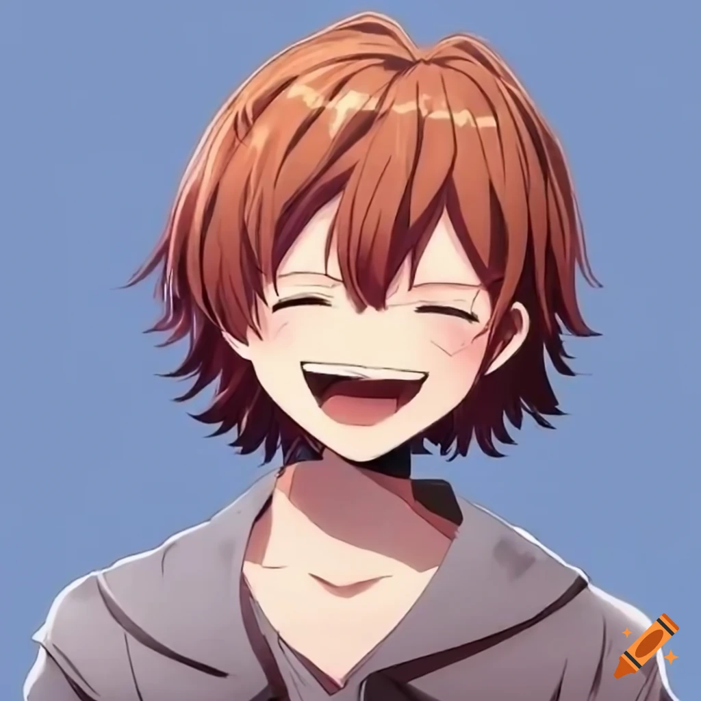 Cute anime kid struggling to stop laughing on Craiyon-demhanvico.com.vn