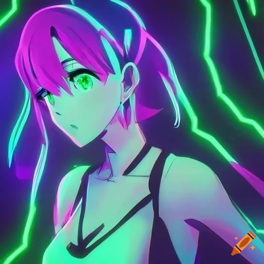 Steam Workshop::Neon Mask Anime Girl