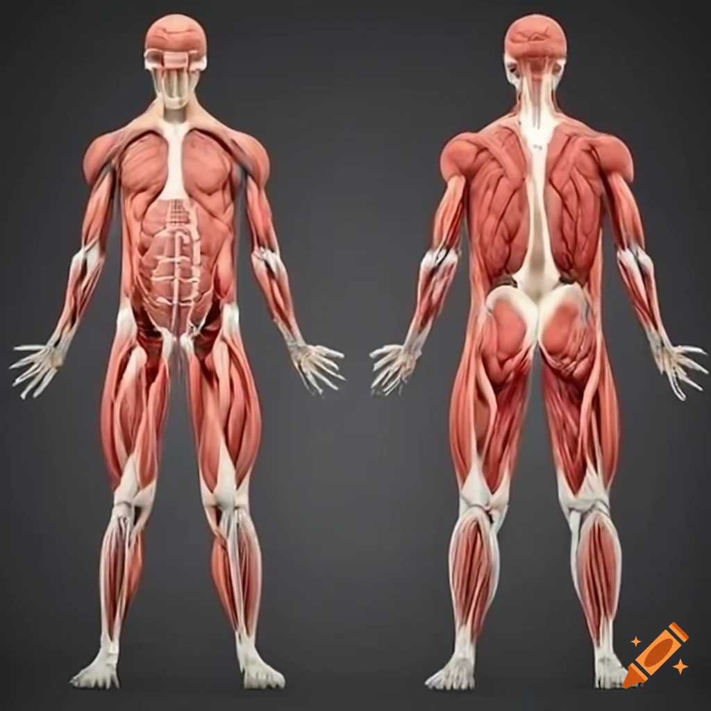 muscular system without labels