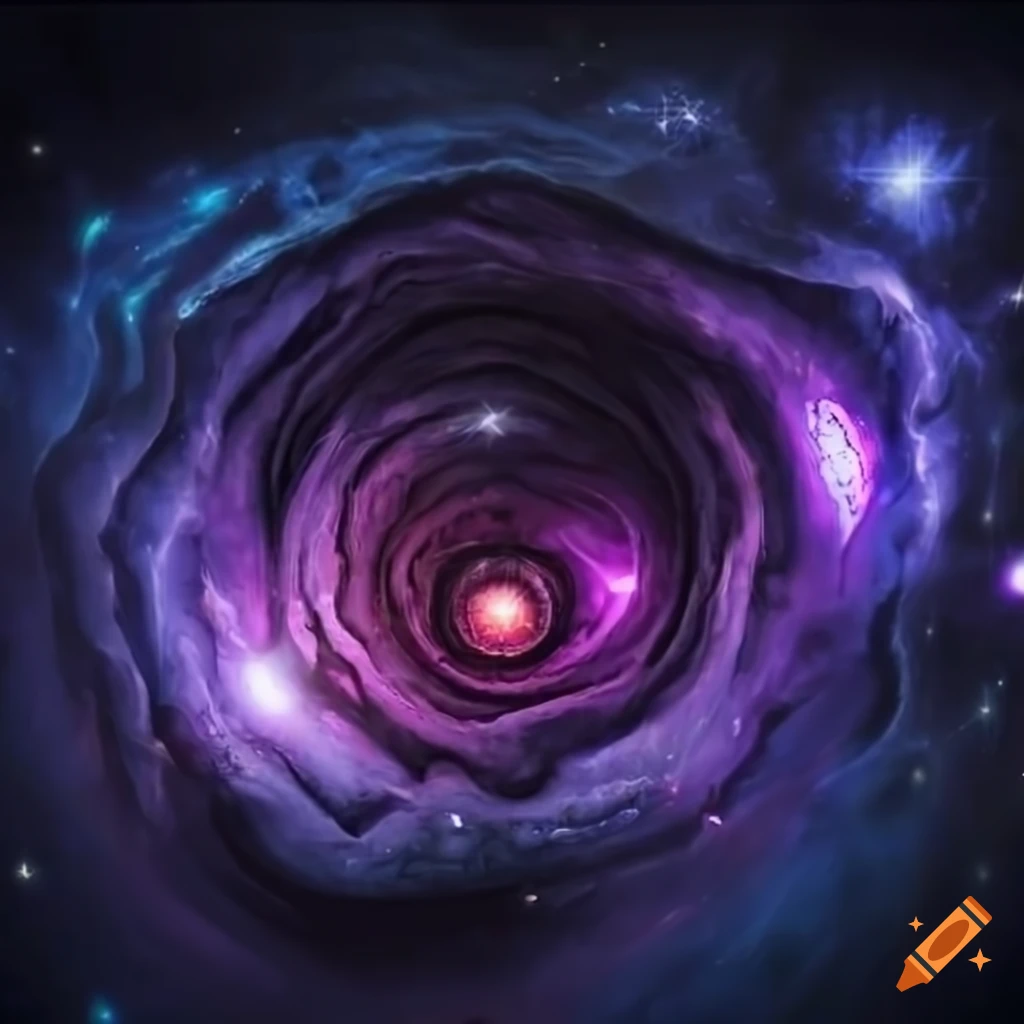 Dark cosmic void on craiyon