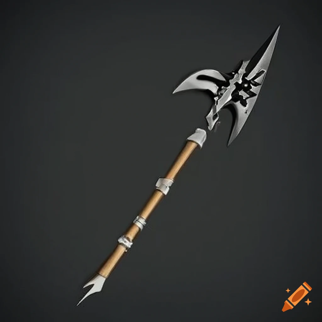 A fearsome halberd crafted with expert precision