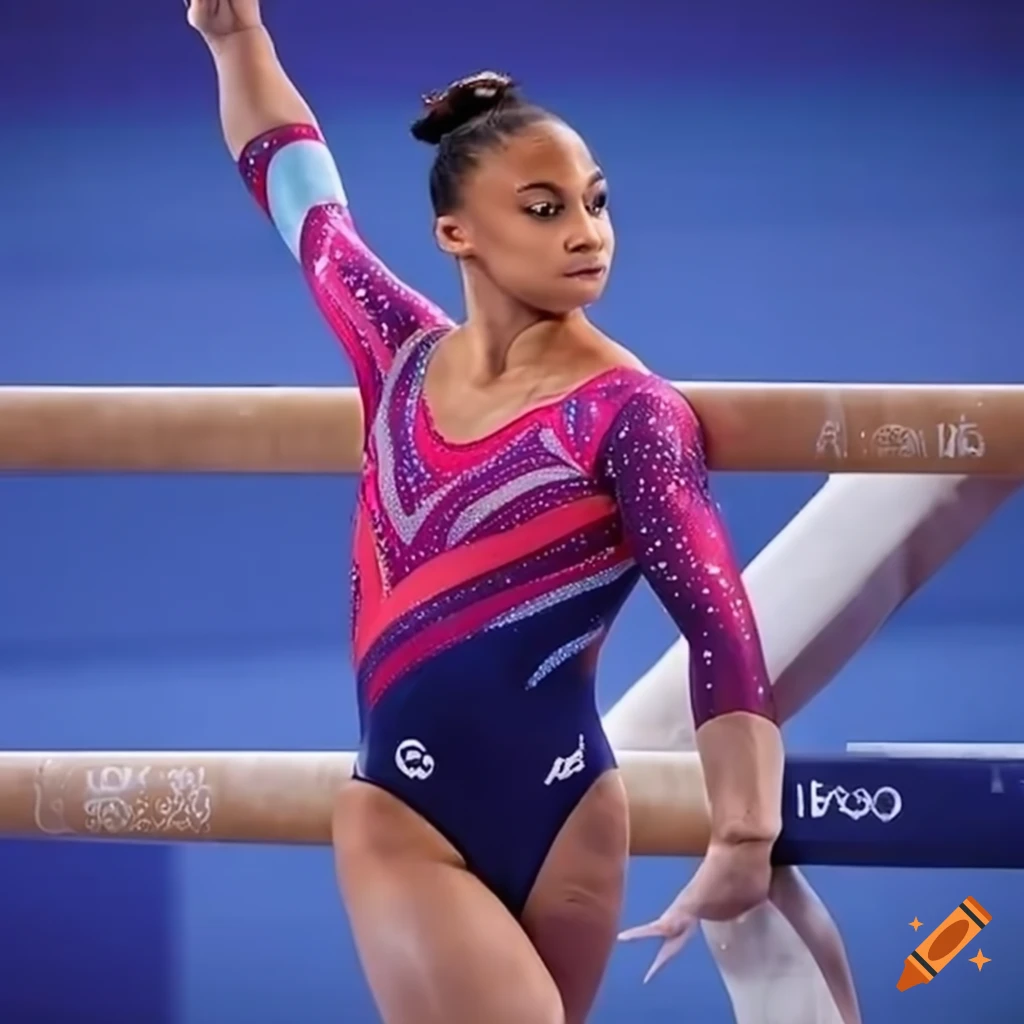 Gymnastics leotard designs for team usa at the 2024 olympic games in paris  on Craiyon