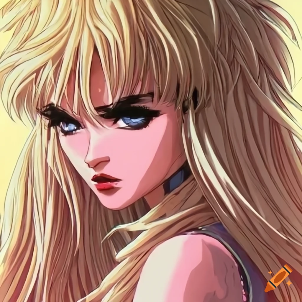HD wallpaper: fan art anime girls blonde, headshot, close-up