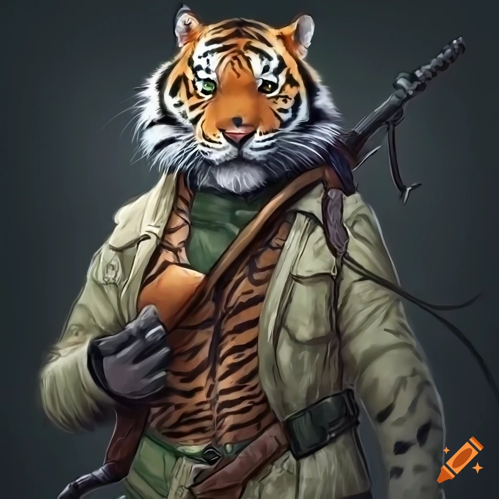 Anime tiger, anime, tiger, HD phone wallpaper | Peakpx