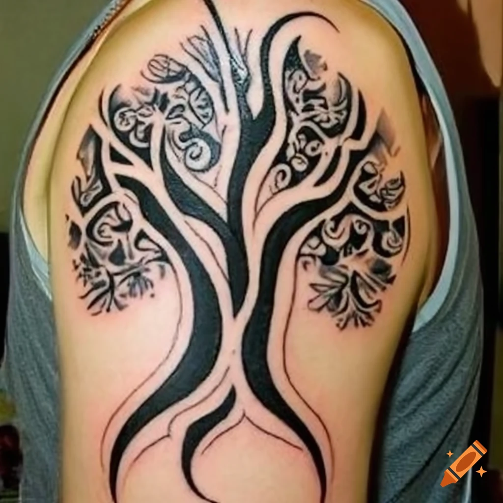 Tribal Tattoo Tree