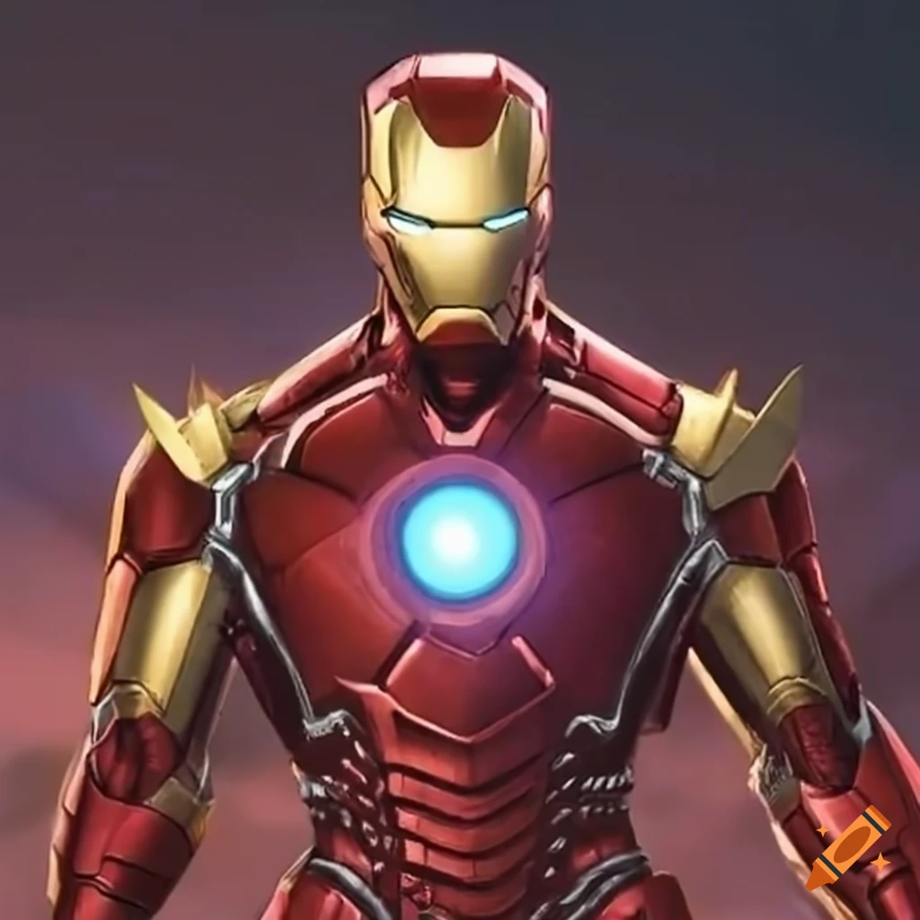 Iron man fused with lord zedd on Craiyon