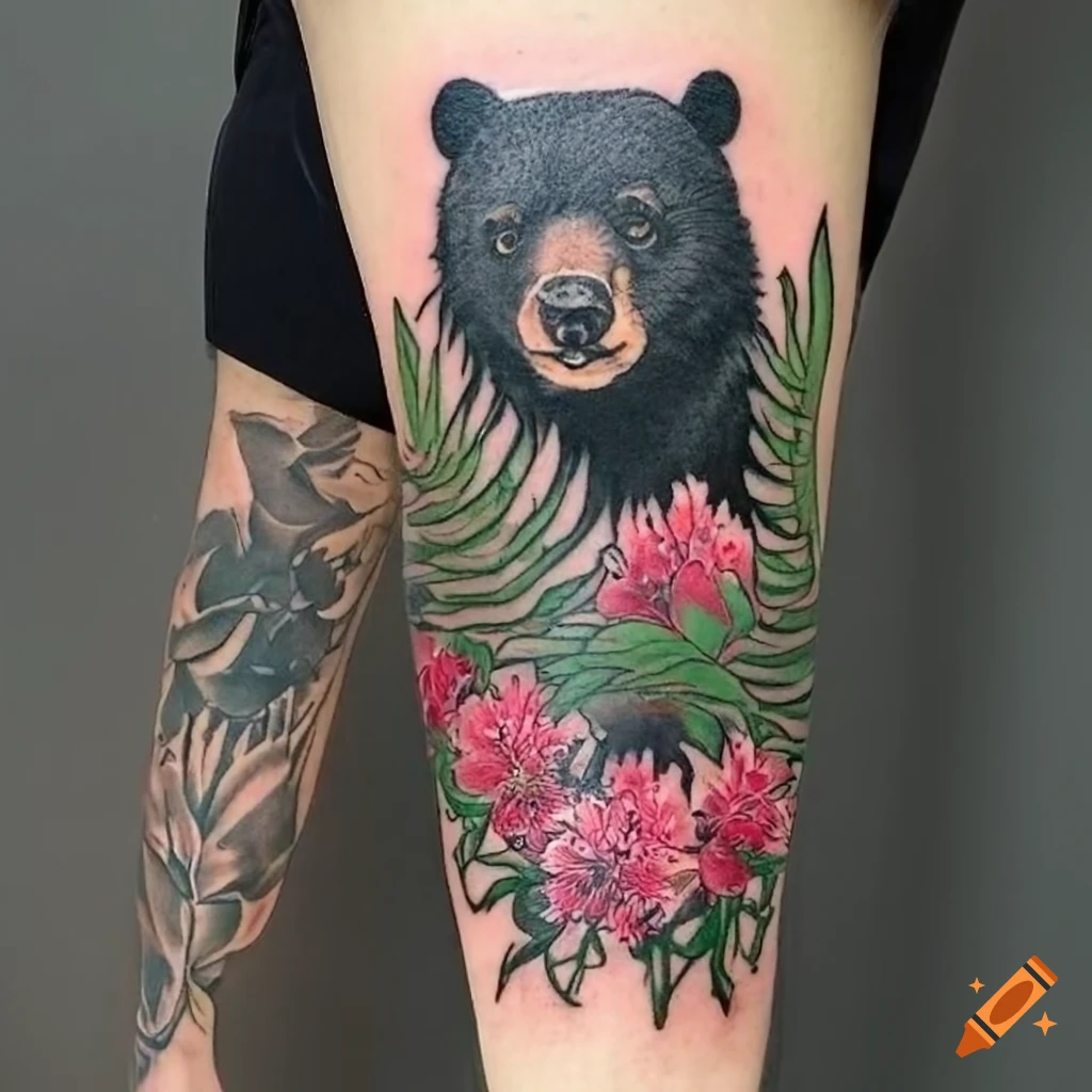 Bear tattoo by Felipe Rodrigues | Post 29820