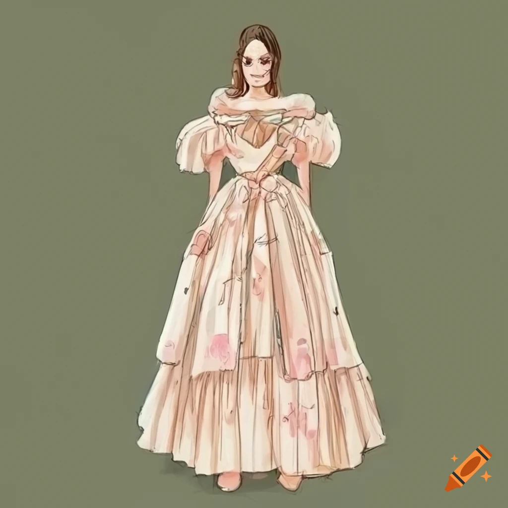 Fashion Design sketch stock photo. Image of costume - 116620878-donghotantheky.vn