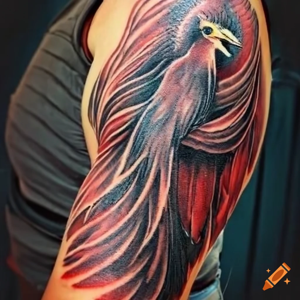 Phoenix bird tattoo by Matamu Vectors & Illustrations with Unlimited  Downloads - Yayimages