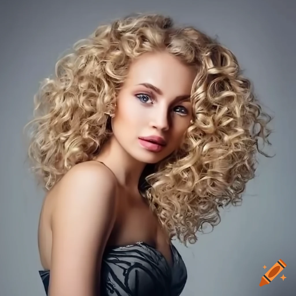 Blonde Elegant and Wavy hair