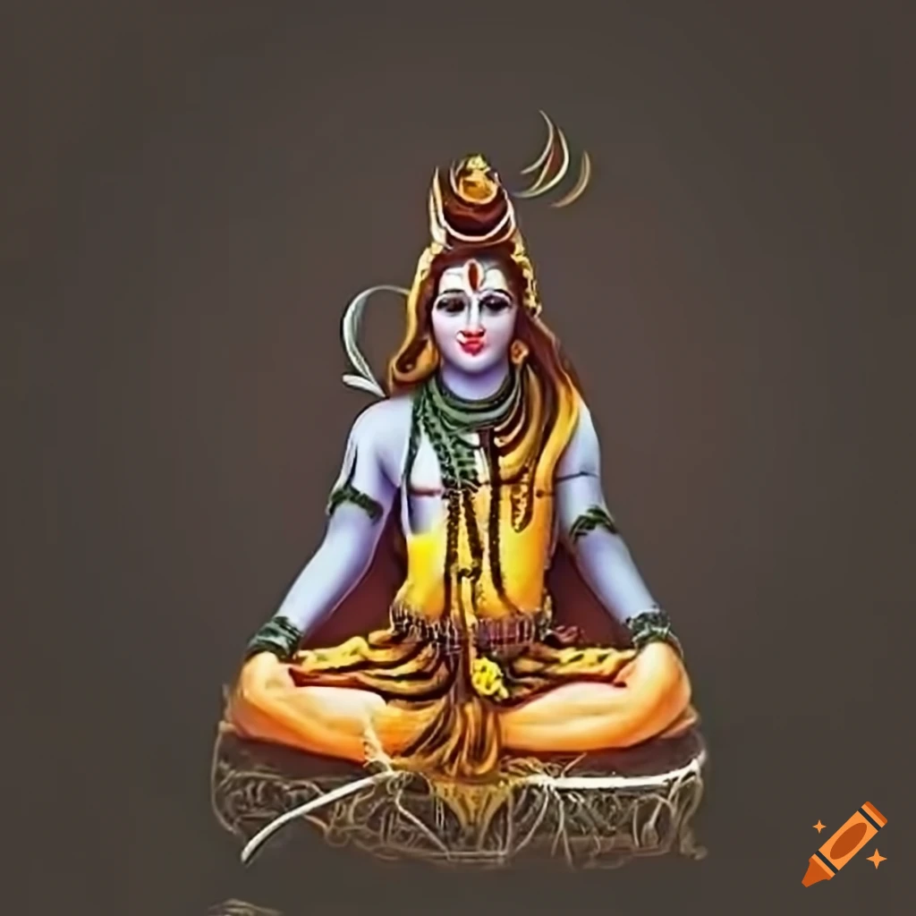 Hand draw hindu lord shiva sketch for indian god maha shivratri card design  5657438 Vector Art at Vecteezy