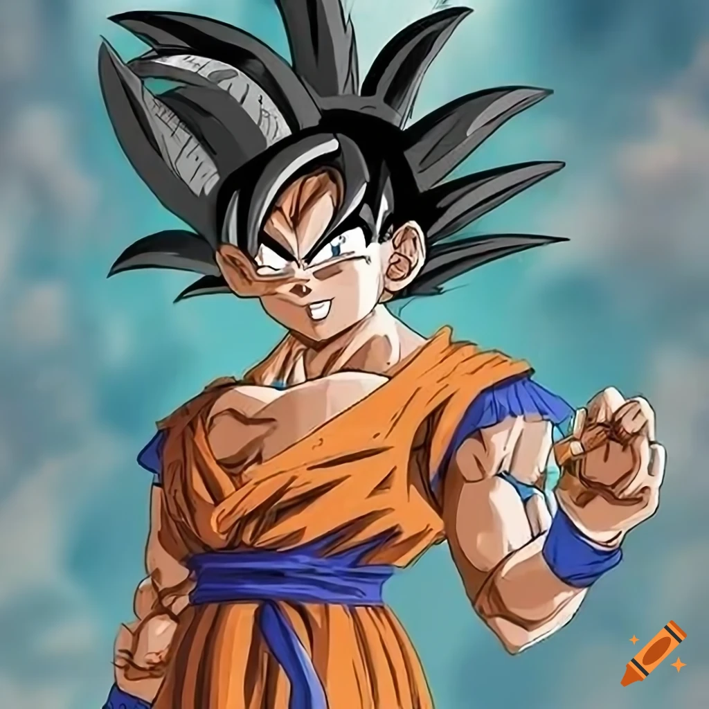 Desenho Son Goku Dragon Ball Z
