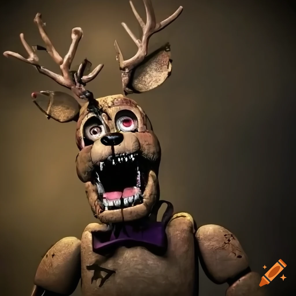 A abandoned deer animatronic based of fnaf