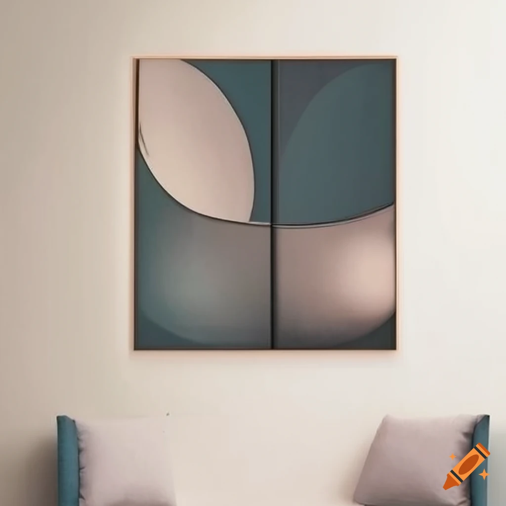 Modern minimal wall art for living room