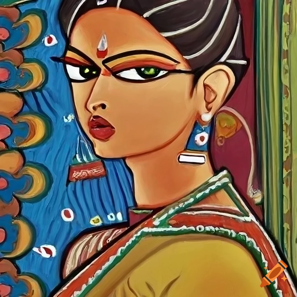 Canvas Jamini Roy Painting - Paintartica