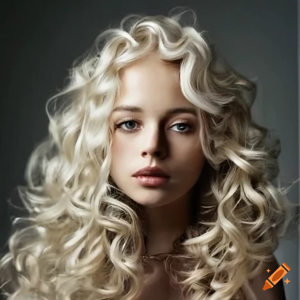 Blonde Elegant and Wavy hair