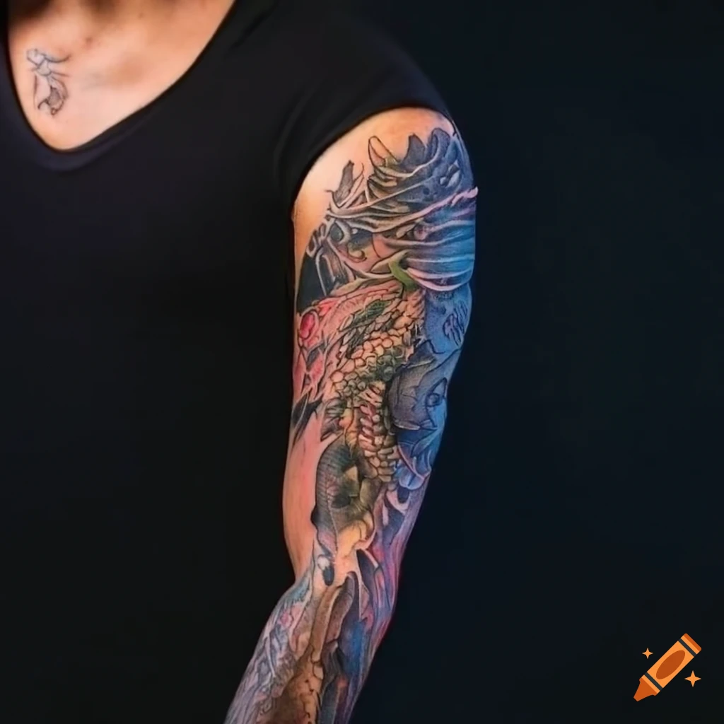 Chinese Dragon Tattoo Forearm | Chinese Temple