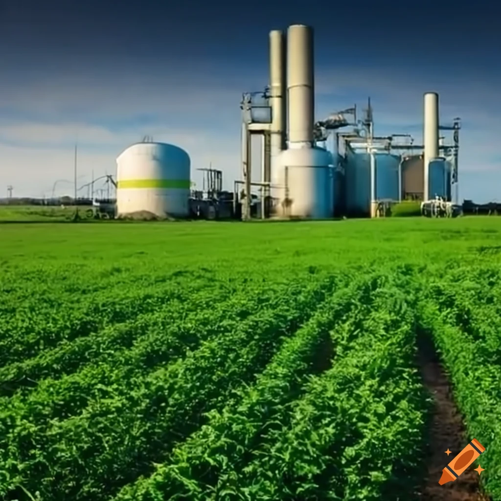 Biodiesel Plant In A Field On Craiyon