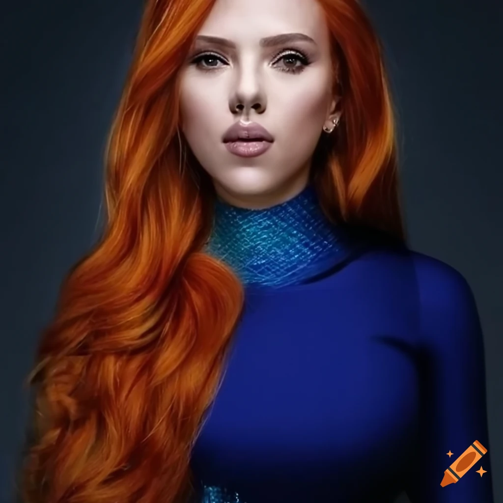Scarlett johansson red hair