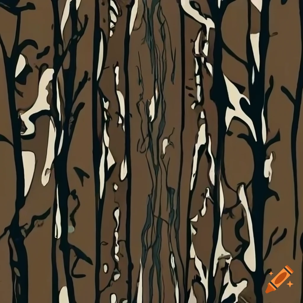 Camouflage pattern design on Craiyon