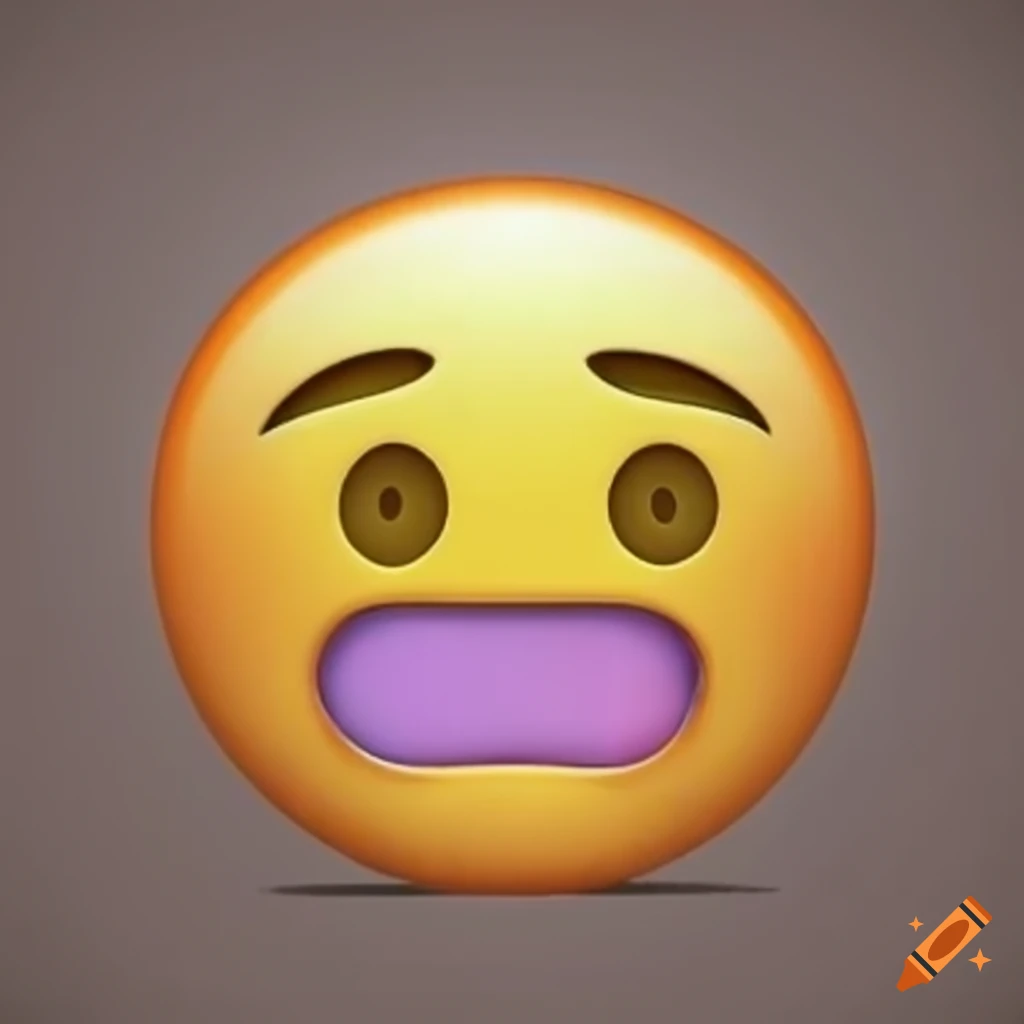 emoji of a late face who thinks he is always on time