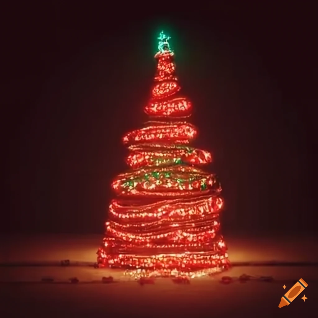 Christmas light advertisement