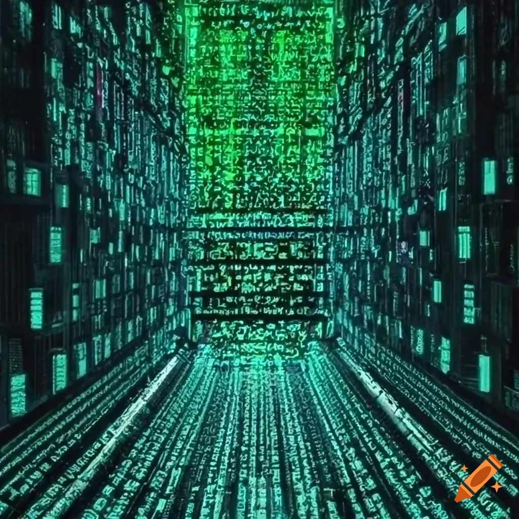 Coding Matrix Style Web crawler, HTML code, matrix style on Craiyon