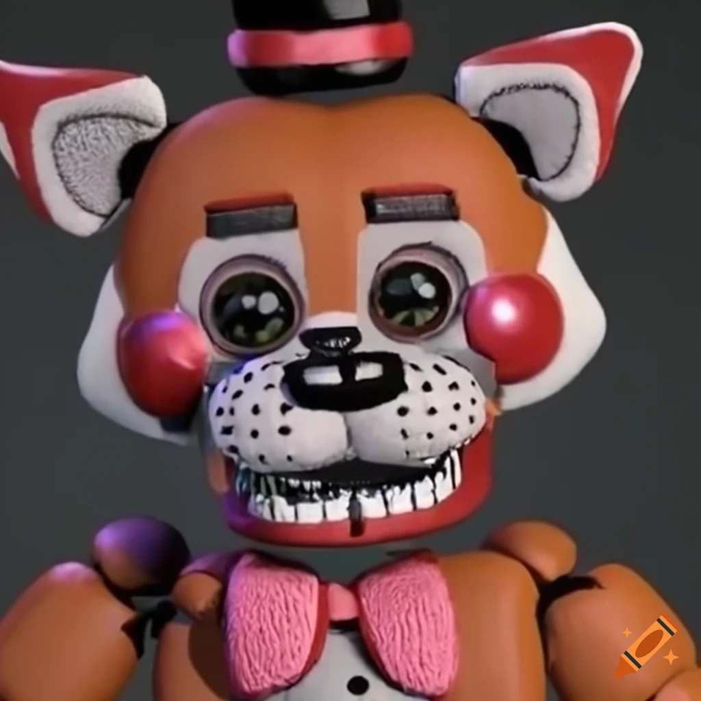 A toy red panda animatronic inspired by five nights at freddys