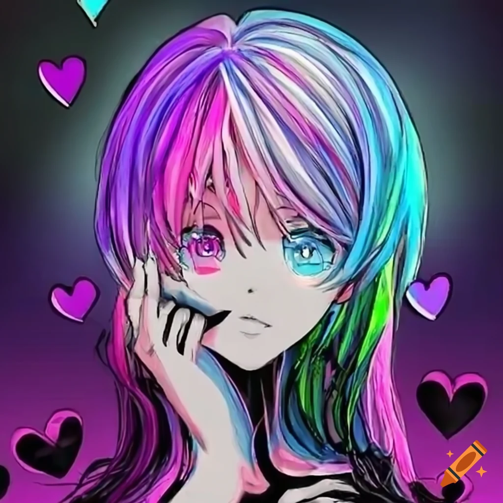 Lunar Tides Hair - 🌟Anime-zing!🌟colorful cutie @iamfeelingmyself looking  kawaii in her pastel rainbow hair💖 | Facebook