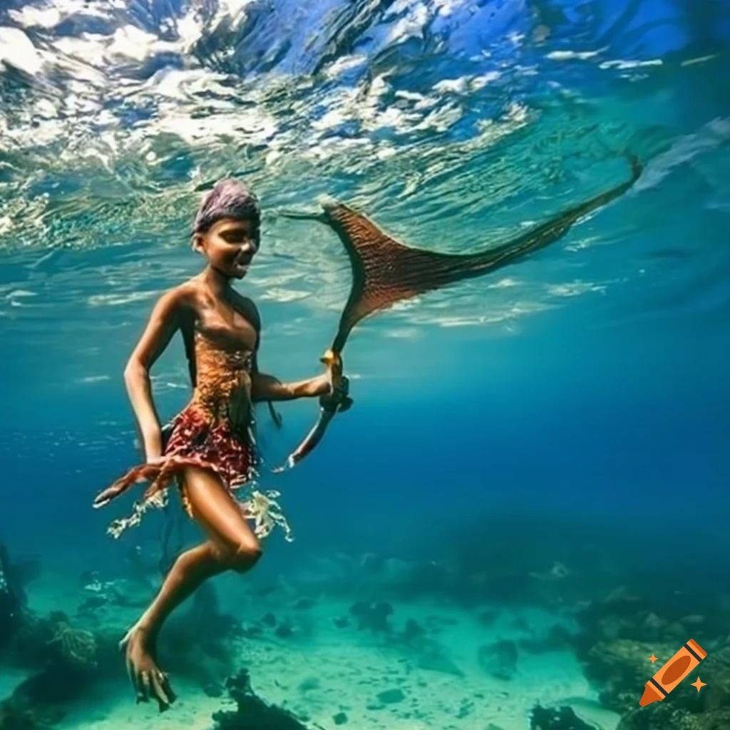 Bajau Rituals Bajau tribe ocean on Craiyon