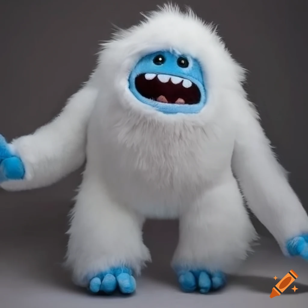 Plush Yeti Abominable, Abominable Everest, Monster Plush Yeti