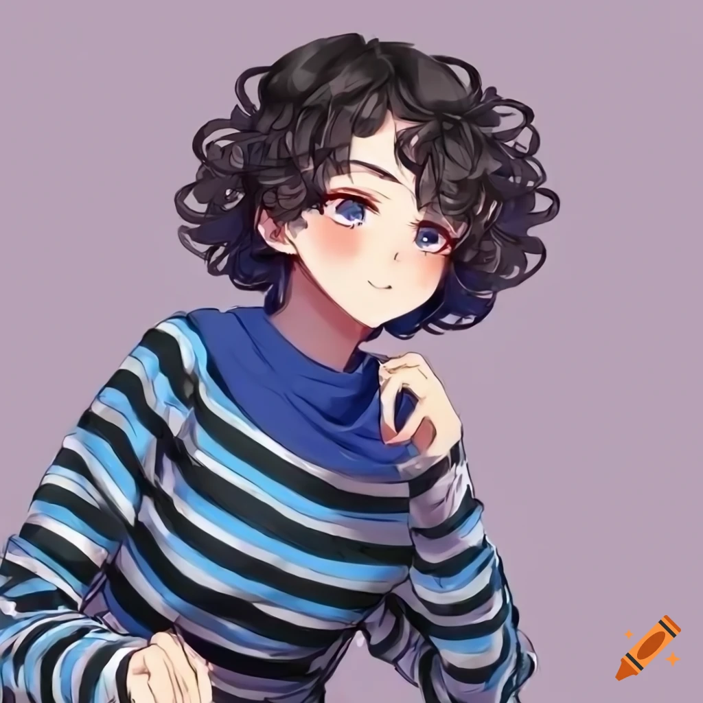 Druid hair reference | Anime curly hair, Curly hair drawing, Curly hair  cartoon