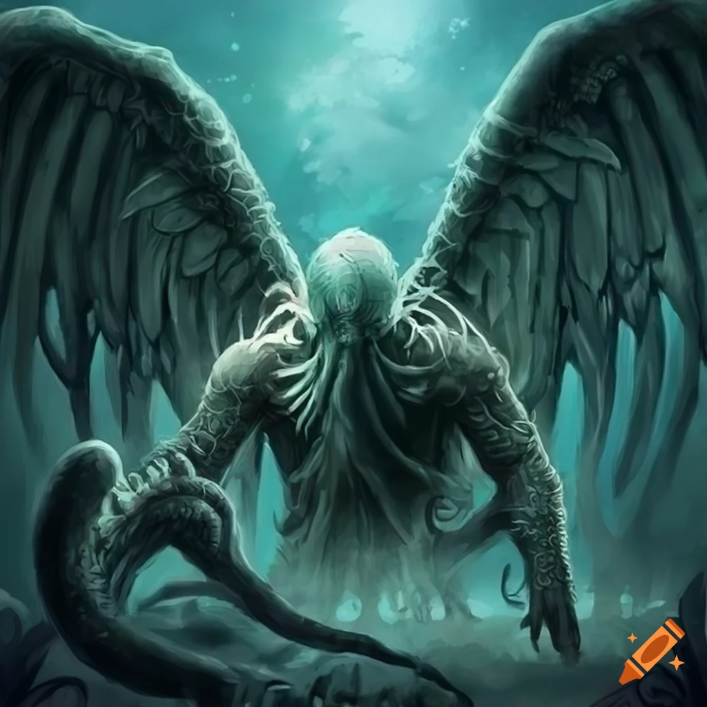 Cthulhu With Wings, Fantasy Art