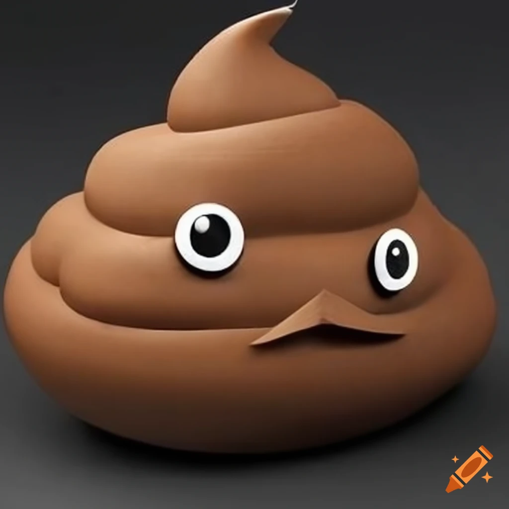 A pokémon made of poop on Craiyon