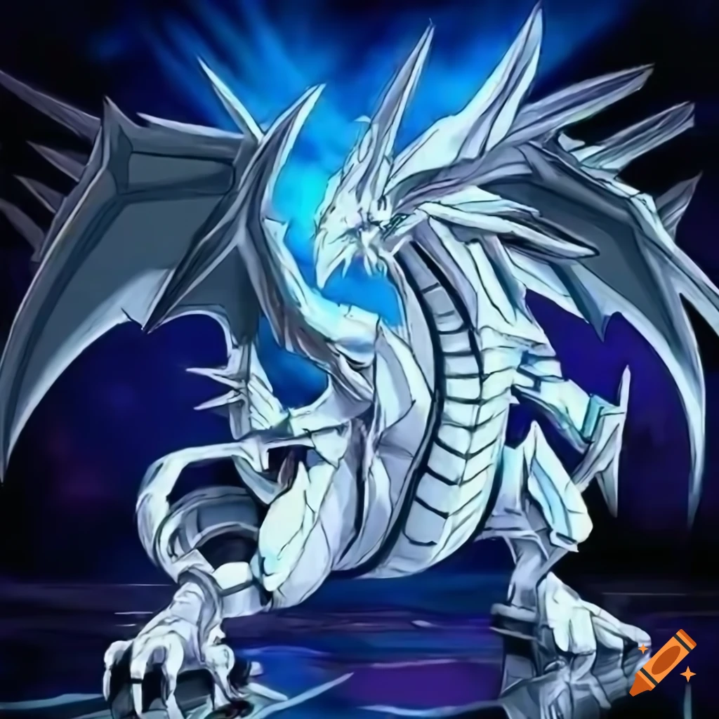 malefic blue eyes white dragon anime